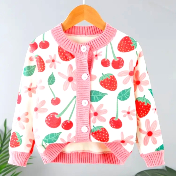 Strawberry Sweater (NWT) - Picture 1 of 2